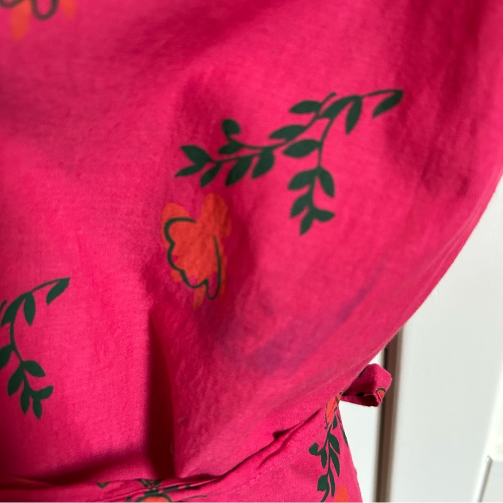 Maurices Floral Pink Fuchsia Top - Picture 6 of 7